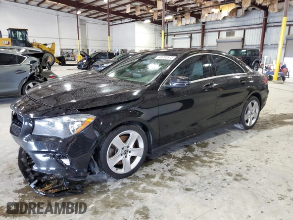 2019 Mercedes-Benz CLA with VIN WDDSJ4EB1KN736996, listed as a Copart auction lot 48208973 with 56,082 mi miles. Bid and sale history available at carsss.com. Image 1.