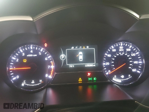 2015 Kia Optima SX with VIN 5XXGR4A70FG456501, listed as a Copart auction lot 47681395 with 125,092 mi miles and Salvage Title. Bid and sale history available at carsss.com. Image 9.