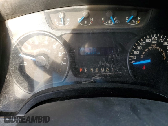 2014 Ford F-150 XL with VIN 1FTFX1CT1EKD40822, listed as a Copart auction lot 47235645 with 206,693 mi miles and Salvage Title. Bid and sale history available at carsss.com. Image 9.