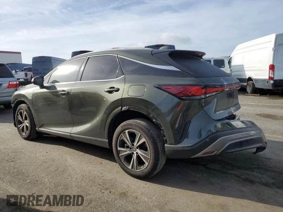 2023 Lexus RX with VIN 2T2BAMCA2PC028850, listed as a Copart auction lot 45674575 with 47,507 mi miles and Salvage Title. Bid and sale history available at carsss.com. Image 2.