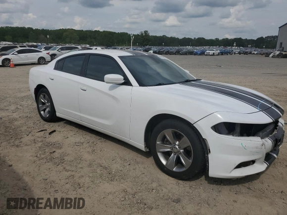2015 Dodge Charger SXT with VIN 2C3CDXHGXFH865725, listed as a Copart auction lot 54217975 with 147,494 mi miles and Salvage Title. Bid and sale history available at DreamBid. Image 4.