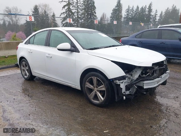 2015 Chevrolet Cruze LT with VIN 1G1PE5SB7F7173499, listed as a IAAI auction lot 41861376 with 147,608 mi miles. Bid and sale history available at carsss.com. Image 1.