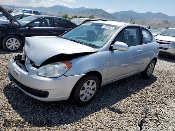 2009 Hyundai Accent Auto GS with VIN KMHCM36C99U136861, listed as a Copart auction lot 59766955 with 157,574 mi miles and Salvage title. Bid and sale history available at DreamBid. Image 1.
