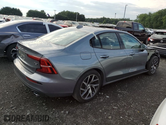 2020 Volvo S60 Momentum with VIN 7JRA22TK5LG066497, listed as a Copart auction lot 63105214 with 21,398 mi miles and Salvage Title. Bid and sale history available at carsss.com. Image 3.