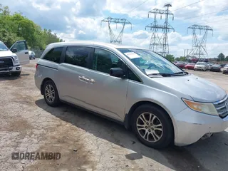 2012 Honda Odyssey EX-L with VIN 5FNRL5H67CB139701, listed as a IAAI auction lot 42233283 with 147,143 mi miles and . Bid and sale history available at DreamBid. Image 1.