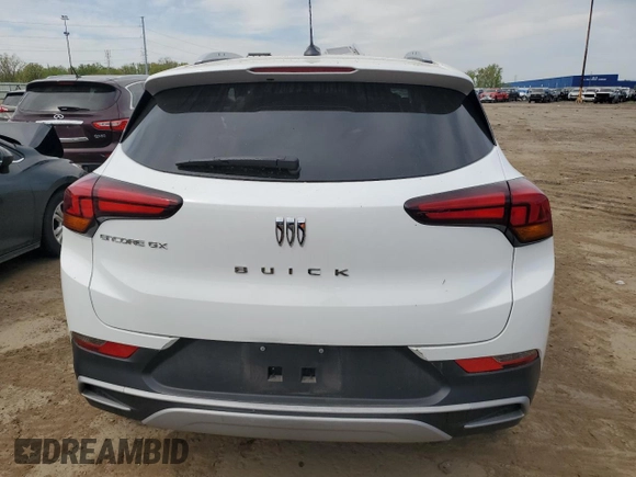 2024 Buick Encore GX Preferred with VIN KL4AMBSL0RB125958, listed as a Copart auction lot 56416785 with 3,384 mi miles and Non repairable. Bid and sale history available at DreamBid. Image 6.