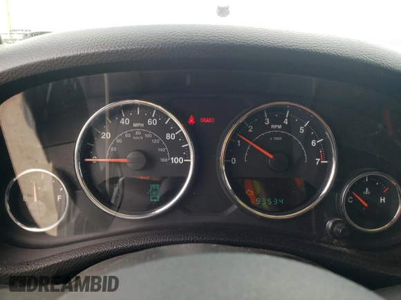 2012 Jeep Wrangler Sport z VIN 1C4AJWAG4CL185009, wystawiony jako Copart lot #61203395 z przebiegiem 93 534 mil mil oraz Szkoda całkowita • Salvage title. Historia ofert i sprzedaży dostępna na DreamBid. Obrazek 9.