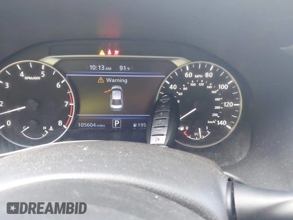 2020 Nissan Altima SV with VIN 1N4BL4DV2LC162265, listed as a IAAI auction lot 42297337 with 105,604 mi miles and . Bid and sale history available at DreamBid. Image 11.