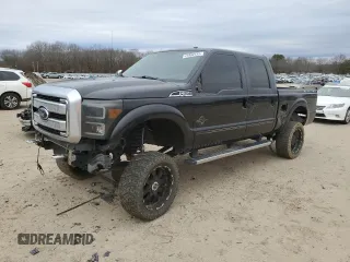 2015 Ford F-350 Platinum with VIN 1FT8W3BT7FEA40565, listed as a Copart auction lot 41980155 with 220,821 mi miles and Salvage Title. Bid and sale history available at DreamBid. Image 1.