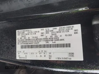 2017 Ford Super Duty F-250 SRW Lariat with VIN 1FT7W2BT4HEC20207, listed as a IAAI auction lot 41358821 with 152,195 mi miles. Bid and sale history available at carsss.com. Image 9.