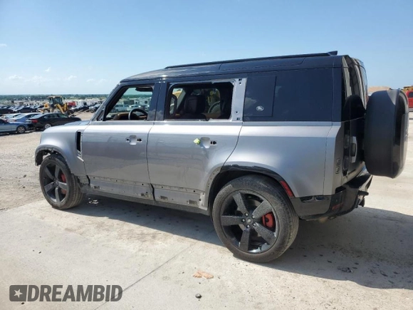 2023 Land Rover Defender X with VIN SALEX7EU6P2147792, listed as a Copart auction lot 62846635 with 78,333 mi miles and Salvage title. Bid and sale history available at DreamBid. Image 2.