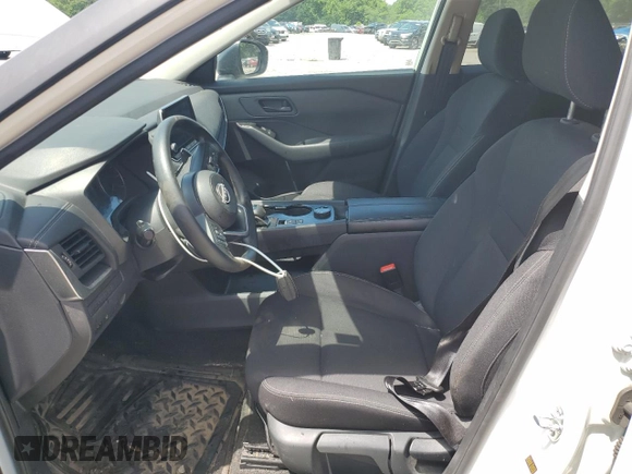 2024 Nissan Rogue S with VIN 5N1BT3AB5RC701934, listed as a Copart auction lot 61430615 with 21,609 mi miles and Salvage title. Bid and sale history available at DreamBid. Image 7.