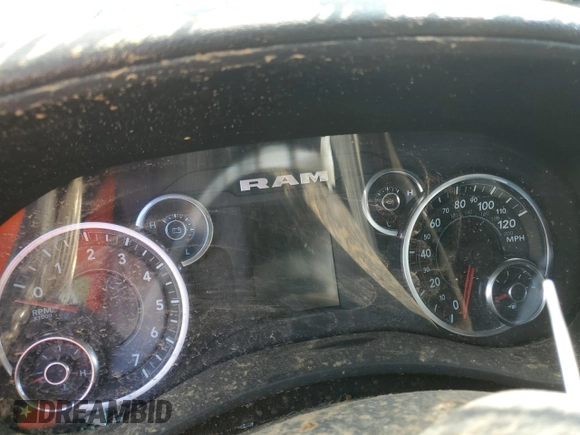 2023 Ram 2500 Tradesman with VIN 3C6UR5HJ8PG610307, listed as a Copart auction lot 68099834 with 0 mi miles and Salvage Title. Bid and sale history available at carsss.com. Image 9.