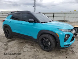 2021 Chevrolet TrailBlazer RS with VIN KL79MTSL4MB108391, listed as a Copart auction lot 49093974 with 51,274 mi miles and . Bid and sale history available at DreamBid. Image 4.