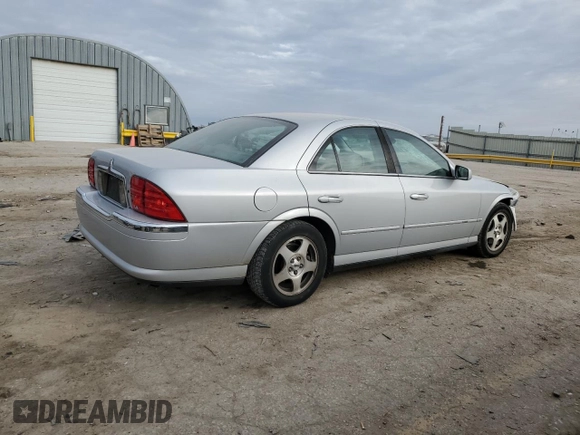 2001 Lincoln LS Luxury with VIN 1LNHM86S31Y648588, listed as a Copart auction lot 82892834 with 93,565 mi miles and Salvage Title. Bid and sale history available at carsss.com. Image 3.