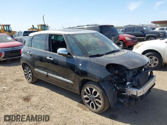 2019 FIAT 500L with VIN ZFBNFACH0KZ042150, listed as a IAAI auction lot 41740513 with 59,550 mi miles and . Bid and sale history available at DreamBid. Image 1.