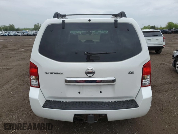 2008 Nissan Pathfinder SE z VIN 5N1AR18B08C649308, wystawiony jako Copart lot #58854735 z przebiegiem 253 290 mil mil oraz Czysty tytuł • Clean title. Historia ofert i sprzedaży dostępna na DreamBid. Obrazek 6.