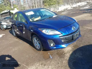 2013 Mazda Mazda3 i Grand Touring with VIN JM1BL1WP6D1774313, listed as a IAAI auction lot 41289254 with 105,283 mi miles. Bid and sale history available at carsss.com. Image 1.