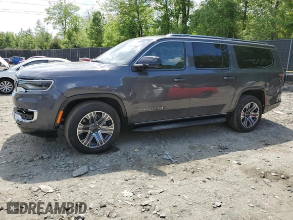 2024 Jeep Wagoneer Series II Carbide with VIN 1C4SJSBP9RS174596, listed as a Copart auction lot 55647095 with 22,966 mi miles and Clean Title. Bid and sale history available at DreamBid. Image 1.