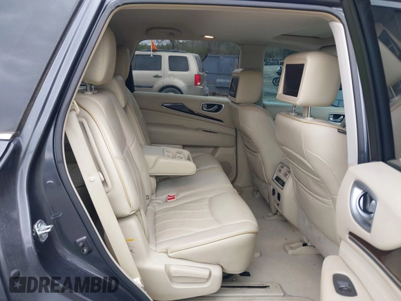 2014 Infiniti QX60 z VIN 5N1AL0MN3EC525993, wystawiony jako IAAI lot #41875586 z przebiegiem 141 867 mil mil oraz . Historia ofert i sprzedaży dostępna na DreamBid. Obrazek 8.
