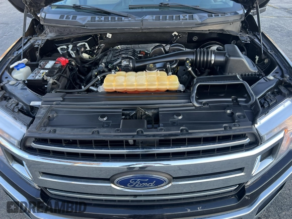 2018 Ford F-150 XL with VIN 1FTEX1CB0JKF17440, listed as a IAAI auction lot 42019621 with 168,007 mi miles. Bid and sale history available at carsss.com. Image 9.