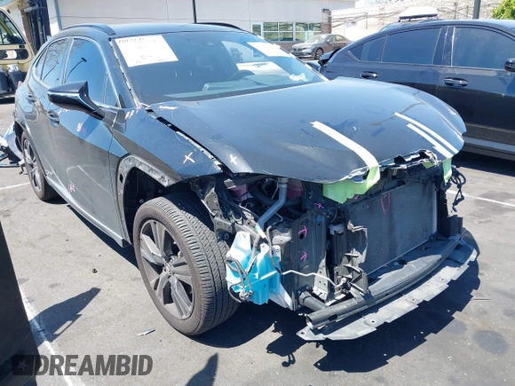2021 Lexus UX 250h z VIN JTHP9JBH2M2048461, wystawiony jako IAAI lot #42017871 z przebiegiem 56 537 mil mil oraz . Historia ofert i sprzedaży dostępna na DreamBid. Obrazek 1.