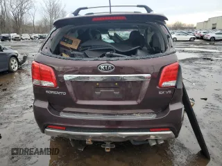 2012 Kia Sorento SX with VIN 5XYKWDA28CG240491, listed as a Copart auction lot 46829105 with 156,129 mi miles and Salvage Title. Bid and sale history available at carsss.com. Image 6.