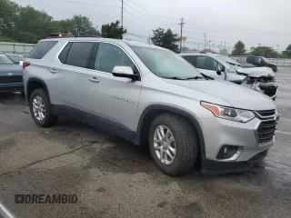 2021 Chevrolet Traverse LT Cloth with VIN 1GNERGKW4MJ200327, listed as a Copart auction lot 62613294 with 74,233 mi miles and Salvage Title. Bid and sale history available at carsss.com. Image 4.