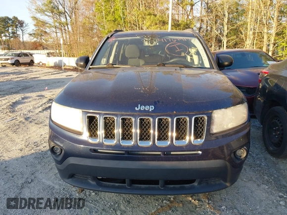 2012 Jeep Compass Sport with VIN 1C4NJCBA8CD635118, listed as a IAAI auction lot 41767917 with 162,054 mi miles. Bid and sale history available at carsss.com. Image 6.