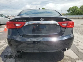 2017 Nissan Maxima SL with VIN 1N4AA6AP4HC424958, listed as a Copart auction lot 57298725 with 127,485 mi miles and Salvage title. Bid and sale history available at DreamBid. Image 6.