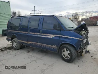 2000 Chevrolet Express Cargo Van w/YF7 with VIN 1GBFG15R5Y1109387, listed as a Copart auction lot 48850655 with 176,057 mi miles and Salvage Title. Bid and sale history available at carsss.com. Image 4.