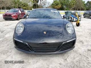 2017 Porsche 911 Carrera S with VIN WP0AB2A94HS123761, listed as a Copart auction lot 46687815 with 41,828 mi miles and Salvage Title. Bid and sale history available at DreamBid. Image 5.