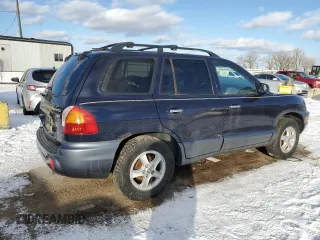 2004 Hyundai Santa Fe GLS with VIN KM8SC13E04U819968, listed as a Copart auction lot 88279005 with 156,808 mi miles and Salvage Title. Bid and sale history available at carsss.com. Image 3.