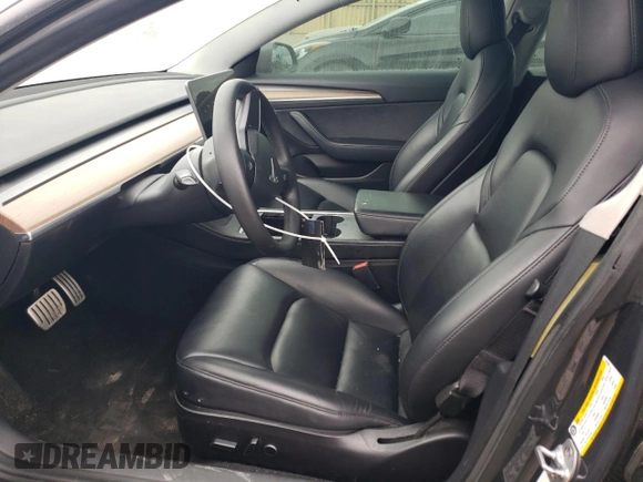 2021 Tesla Model 3 Performance with VIN 5YJ3E1EC1MF074350, listed as a Copart auction lot 47434275 with 63,319 mi miles and Salvage Title. Bid and sale history available at DreamBid. Image 7.