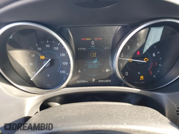 2017 Jaguar XE 35t Premium with VIN SAJAJ4BV6HA972095, listed as a Copart auction lot 43234925 with 57,599 mi miles and Salvage Title. Bid and sale history available at carsss.com. Image 9.