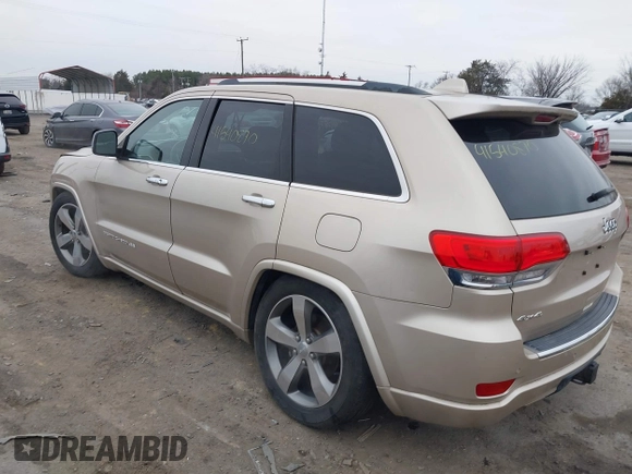 2015 Jeep Grand Cherokee Overland with VIN 1C4RJFCG5FC928085, listed as a IAAI auction lot 41540870 with 93,846 mi miles. Bid and sale history available at carsss.com. Image 3.