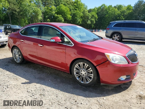2013 Buick Verano Group with VIN 1G4PS5SKXD4144881, listed as a Copart auction lot 55065545 with 105,346 mi miles and Salvage title. Bid and sale history available at DreamBid. Image 4.
