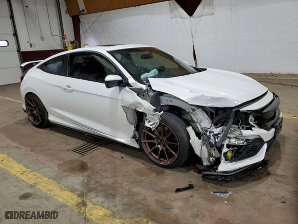 2018 Honda Civic Si Coupe with VIN 2HGFC3A50JH750221, listed as a Copart auction lot 85741894 with 62,398 mi miles and Salvage Title. Bid and sale history available at carsss.com. Image 4.