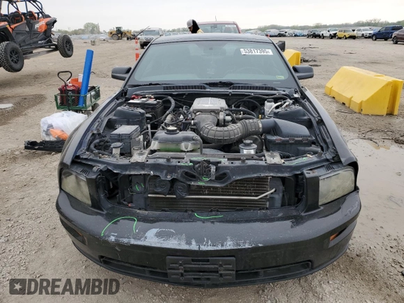 2009 Ford Mustang GT with VIN 1ZVHT82HX95105699, listed as a Copart auction lot 53817395 with 139,600 mi miles and Salvage title. Bid and sale history available at DreamBid. Image 5.