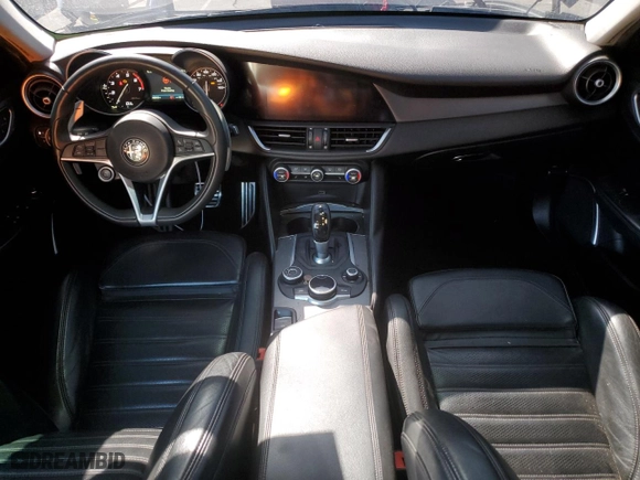 2018 Alfa Romeo Giulia Ti with VIN ZARFAECNXJ7576446, listed as a Copart auction lot 78037754 with 85,846 mi miles and Salvage Title. Bid and sale history available at carsss.com. Image 8.