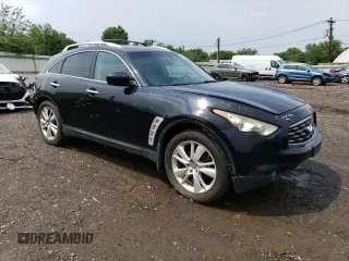 2009 Infiniti FX35 with VIN JNRAS18W59M156067, listed as a Copart auction lot 50407644 with 247,423 mi miles and Salvage Title. Bid and sale history available at carsss.com. Image 4.