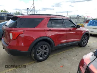 2022 Ford Explorer XLT z VIN 1FMSK8DHXNGA46673, wystawiony jako Copart lot #56525165 z przebiegiem 83 017 mil mil oraz Szkoda całkowita • Salvage title. Historia ofert i sprzedaży dostępna na DreamBid. Obrazek 3.