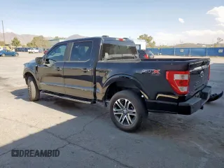 2021 Ford F-150 XL with VIN 1FTFW1E54MFC29139, listed as a Copart auction lot 58567465 with 54,551 mi miles and Salvage title. Bid and sale history available at DreamBid. Image 2.