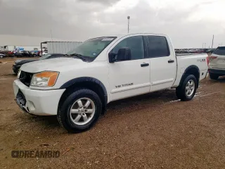 2008 Nissan Titan Pro-4X z VIN 1N6BA07C98N309399, wystawiony jako Copart lot #59145165 z przebiegiem 188 682 mil mil oraz Czysty tytuł • Clean title. Historia ofert i sprzedaży dostępna na DreamBid. Obrazek 1.