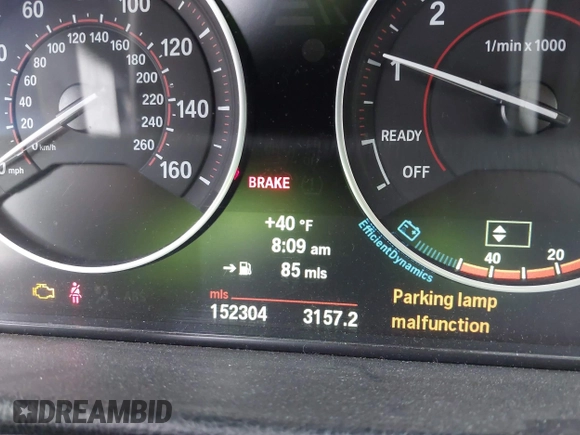 2013 BMW 3 Series 328i with VIN WBA3A5C56DF453232, listed as a IAAI auction lot 41794450 with 152,304 mi miles. Bid and sale history available at carsss.com. Image 15.