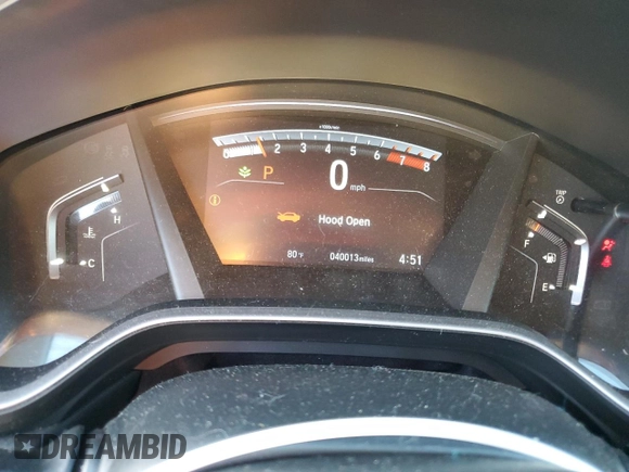 2020 Honda CR-V EX with VIN 2HKRW1H5XLH423073, listed as a Copart auction lot 46488215 with 40,013 mi miles and Salvage Title. Bid and sale history available at carsss.com. Image 9.