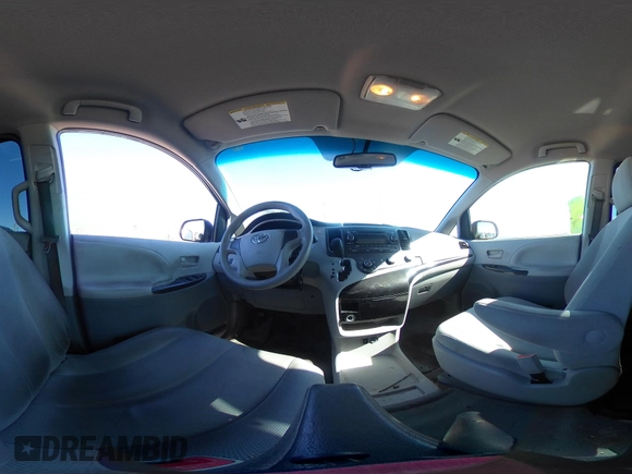 2012 Toyota Sienna with VIN 5TDZK3DC0CS196952, listed as a IAAI auction lot 41674818 with 135,630 mi miles and . Bid and sale history available at DreamBid. Image 18.