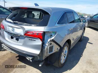 2017 Acura RDX with VIN 5J8TB3H38HL014490, listed as a IAAI auction lot 41843607 with 110,093 mi miles. Bid and sale history available at carsss.com. Image 4.