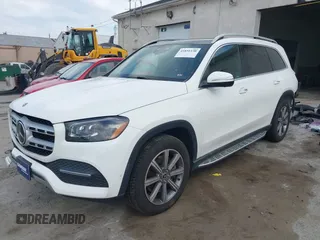2020 Mercedes-Benz GLS 450 with VIN 4JGFF5KE2LA206879, listed as a IAAI auction lot 41851130 with 66,739 mi miles and . Bid and sale history available at DreamBid. Image 2.