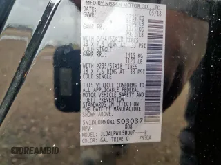 2019 Infiniti QX60 Pure с VIN 5N1DL0MN0KC503037, выставлен на аукционе Copart как лот 60619995 с пробегом 140 246 миль миль и Списание • Salvage title. История ставок и продаж доступна на DreamBid. Изображение 13.